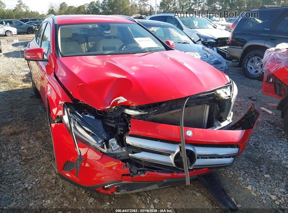 WDCTG4EB0GJ214334 2016 MERCEDES-BENZ GLA 250 Red Vista frontal