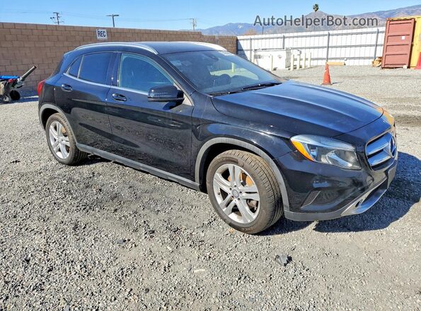 WDCTG4EB1GJ233152 2016 MERCEDES-BENZ GLA Black Przód prawy