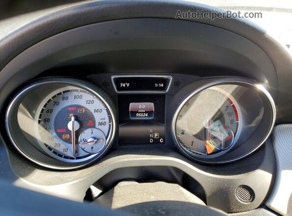 WDCTG4EB1GJ233152 2016 MERCEDES-BENZ GLA Black Widok zestawu wskaźników