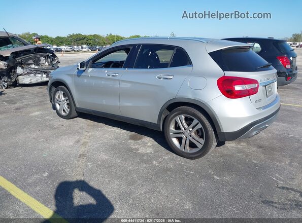 WDCTG4EB2HJ282572 2017 MERCEDES-BENZ GLA 250 Серебряный Задняя левая четверть