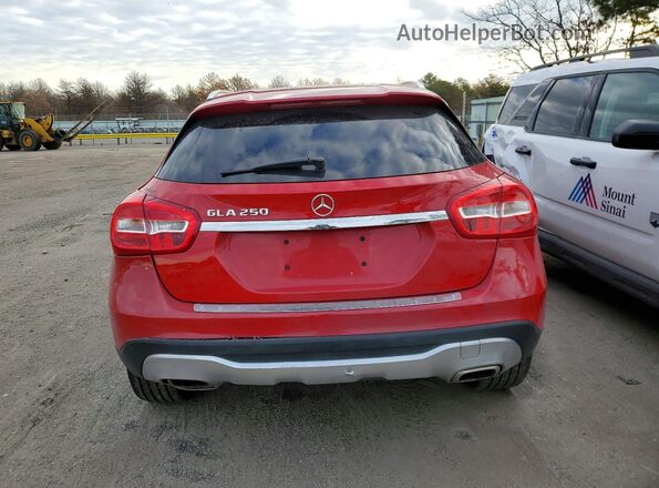 WDCTG4EB3JJ473486 2018 MERCEDES-BENZ GLA Red Widok z tyłu