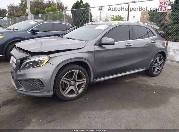 WDCTG4EB4GJ192693 2016 MERCEDES-BENZ GLA 250 Gray წინა მარცხენა ხედი სამი მეოთხედიდან