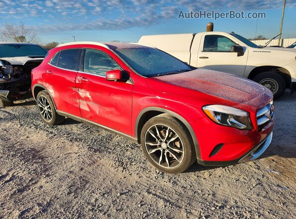 WDCTG4EB6GJ256250 2016 MERCEDES-BENZ GLA Red Передня права чверть