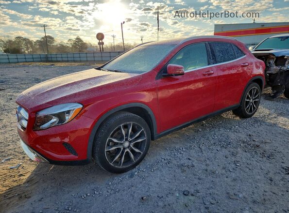 WDCTG4EB6GJ256250 2016 MERCEDES-BENZ GLA Red Передня ліва чверть