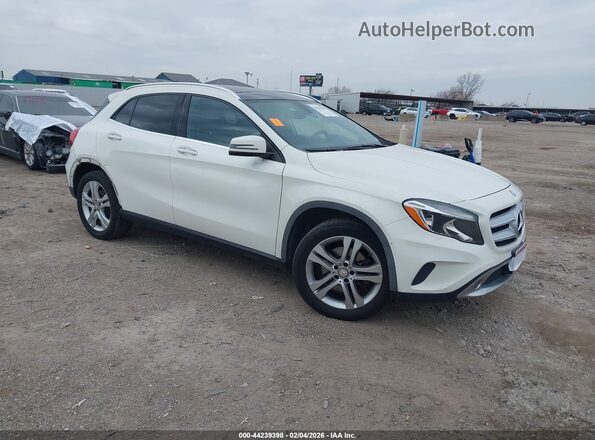 WDCTG4EB6HJ302287 2017 MERCEDES-BENZ GLA 250 Белый Передняя правая четверть