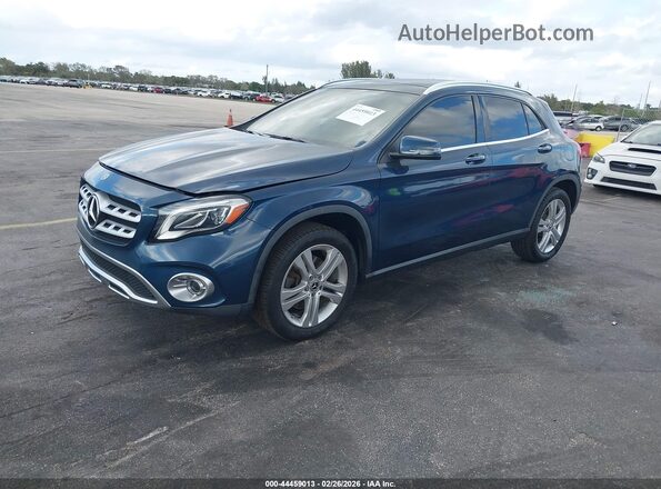 WDCTG4EB6LJ663821 2020 MERCEDES-BENZ GLA 250 Синий Передняя левая четверть