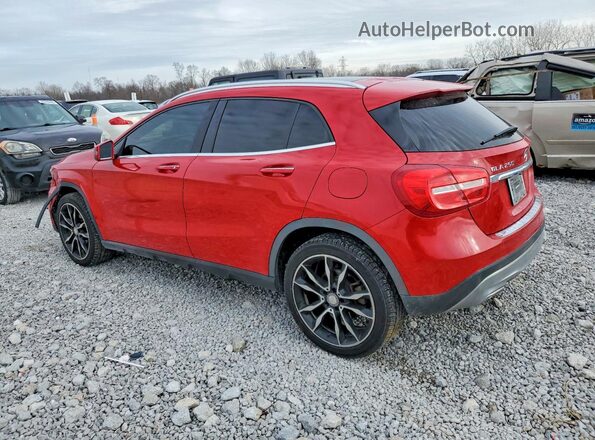 WDCTG4EB8HJ305952 2017 MERCEDES-BENZ GLA Red Tył lewy