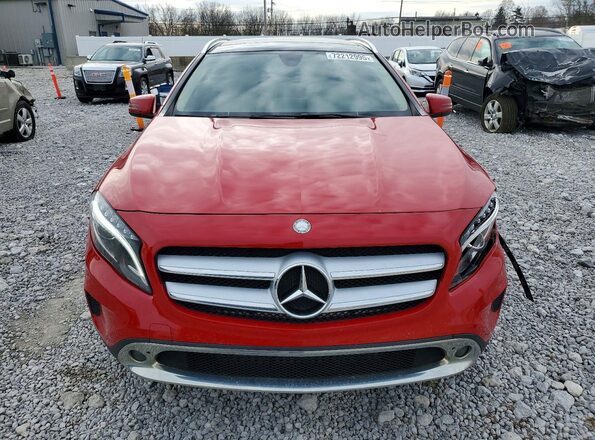 WDCTG4EB8HJ305952 2017 MERCEDES-BENZ GLA Red Widok z przodu