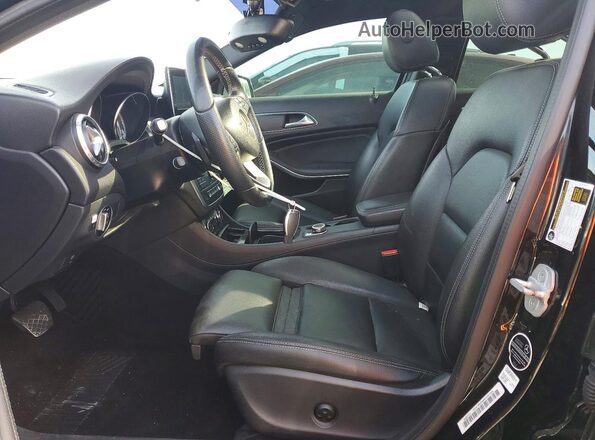 WDCTG4EB9GJ204434 2016 MERCEDES-BENZ GLA Черный Вид салона спереди