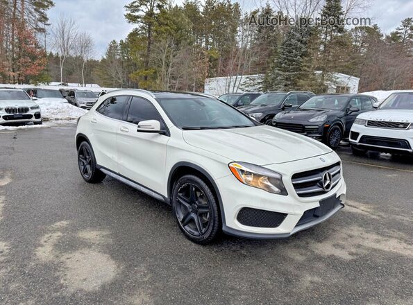 WDCTG4GB4GJ272637 2016 MERCEDES-BENZ GLA Белый Задняя левая четверть