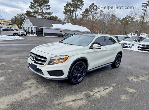 WDCTG4GB4GJ272637 2016 MERCEDES-BENZ GLA Белый Передняя левая четверть
