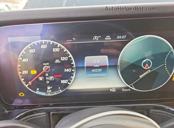 WDCYC6BJ9LX333757 2020 MERCEDES-BENZ G-CLASS Gray Widok zestawu wskaźników
