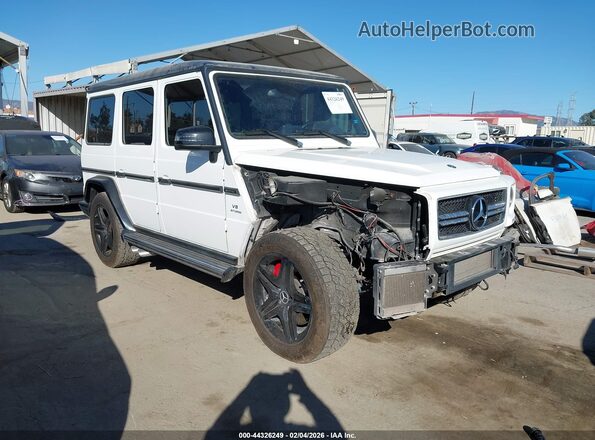 WDCYC7DF0HX276323 2017 MERCEDES-BENZ AMG G 63 Белый Передняя правая четверть
