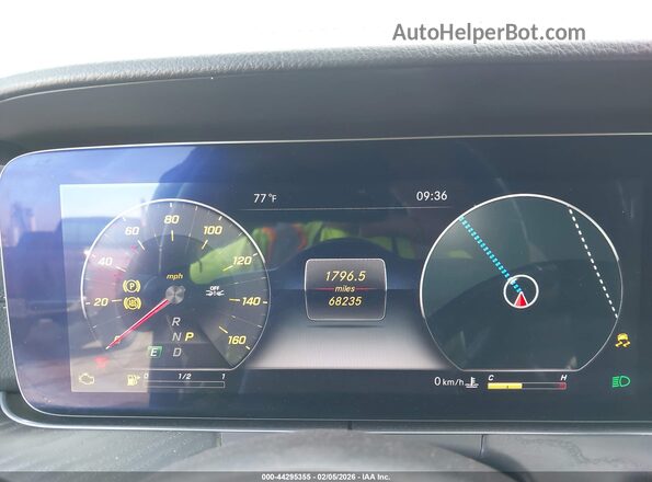 WDD1K6HB0LF121075 2020 MERCEDES-BENZ E-CLASS Черный Вид задних сидений