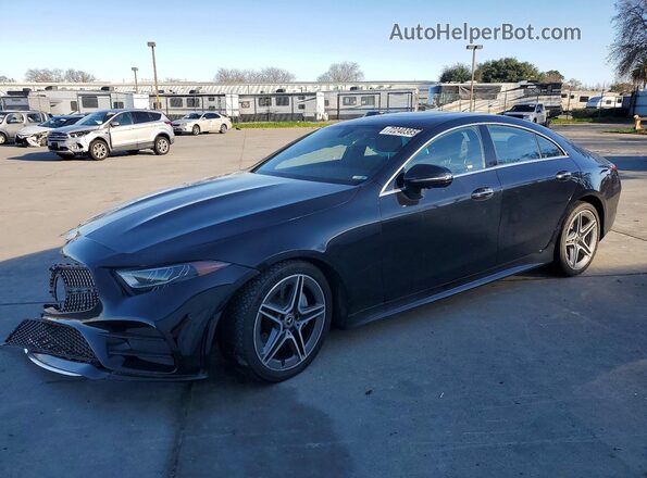 WDD2J5JB7LA054287 2020 MERCEDES-BENZ CLS-CLASS Черный Передняя левая четверть
