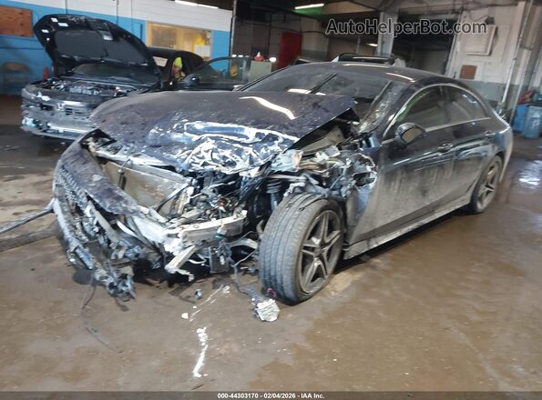 WDD2J5KB2KA013756 2019 MERCEDES-BENZ CLS-CLASS Blue Передня ліва чверть