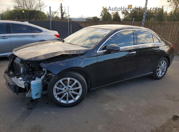 WDD3G4EB0KW002797 2019 MERCEDES-BENZ A Black Przód lewy