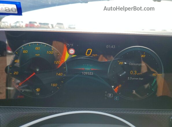 WDD3G4EB7KW003140 2019 MERCEDES-BENZ A Угольный Вид щитка приборов
