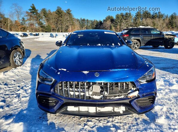 WDD7X8KB1KA004536 2019 MERCEDES-BENZ AMG Синий Вид спереди
