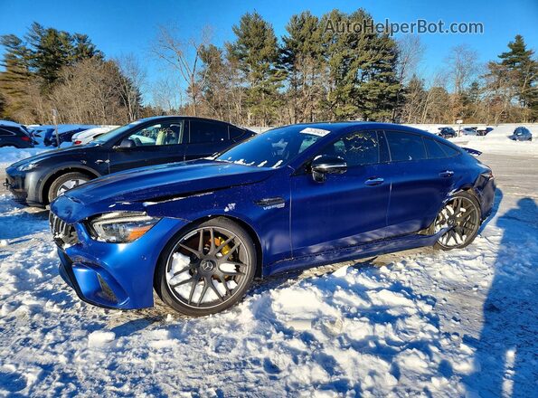 WDD7X8KB1KA004536 2019 MERCEDES-BENZ AMG Синий Передняя левая четверть