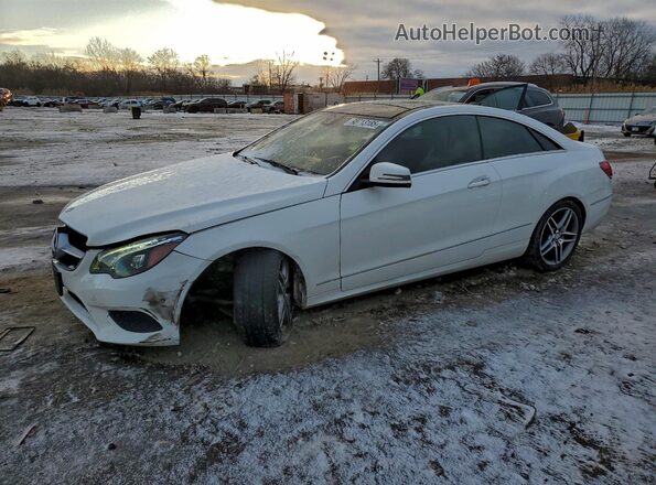 WDDKJ6FB3GF315535 2016 MERCEDES-BENZ E Белый Передняя левая четверть