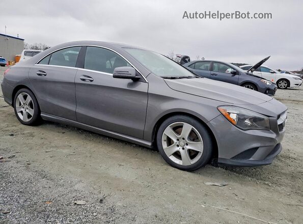WDDSJ4EB0GN338427 2016 MERCEDES-BENZ CLA-CLASS Gray Przód prawy