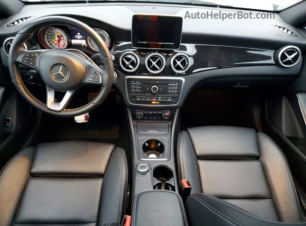 WDDSJ4EB0GN338427 2016 MERCEDES-BENZ CLA-CLASS Gray Widok deski rozdzielczej
