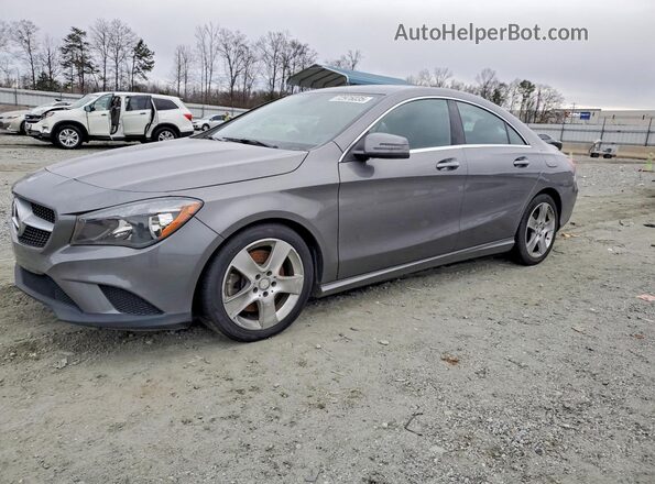 WDDSJ4EB0GN338427 2016 MERCEDES-BENZ CLA-CLASS Gray Przód lewy