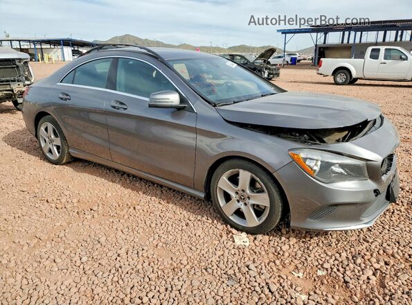 WDDSJ4EB0JN696070 2018 MERCEDES-BENZ CLA-CLASS Серый Передняя правая четверть