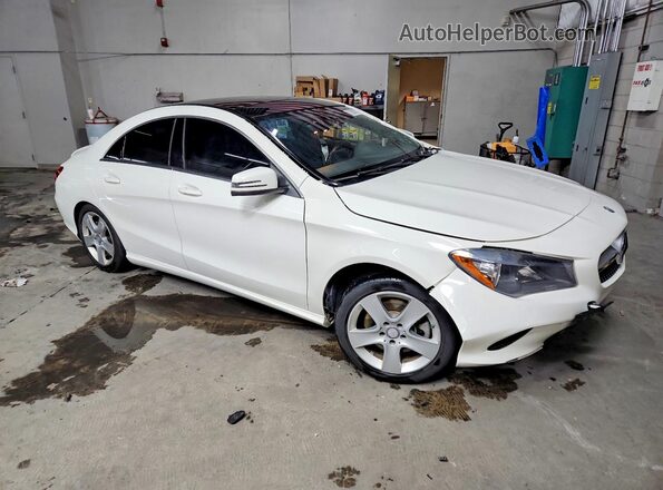 WDDSJ4EB2HN399957 2017 MERCEDES-BENZ CLA-CLASS White Przód prawy