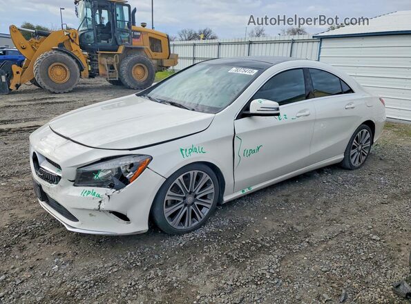 WDDSJ4EB2HN416045 2017 MERCEDES-BENZ CLA-CLASS White წინა მარცხენა ხედი სამი მეოთხედიდან