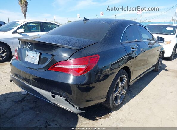 WDDSJ4EB2JN598626 2018 MERCEDES-BENZ CLA 250 Черный Задняя правая четверть