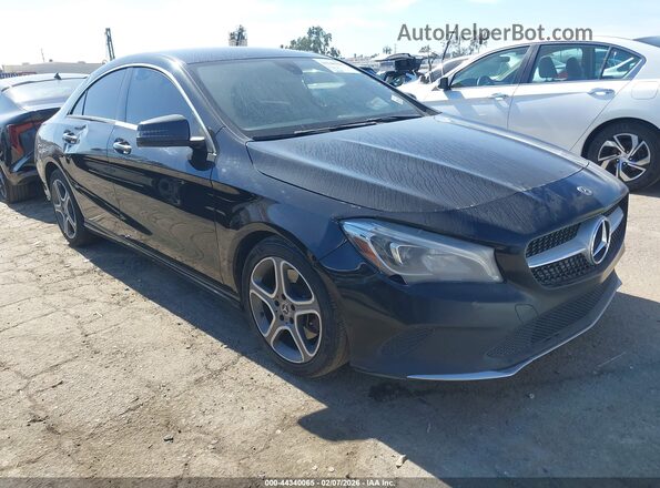 WDDSJ4EB2JN598626 2018 MERCEDES-BENZ CLA 250 Черный Передняя правая четверть