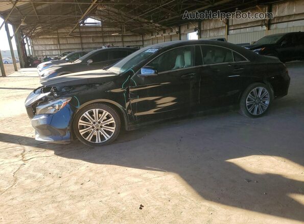WDDSJ4EB3KN767716 2019 MERCEDES-BENZ CLA-CLASS Черный Передняя левая четверть