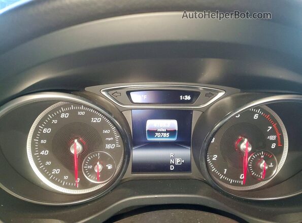 WDDSJ4EB3KN767716 2019 MERCEDES-BENZ CLA-CLASS Черный Вид щитка приборов