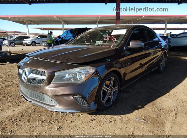 WDDSJ4EB5JN566432 2018 MERCEDES-BENZ CLA 250 Maroon Вид спереду
