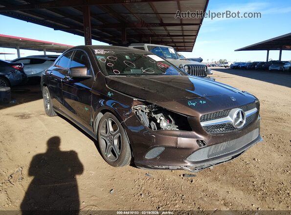 WDDSJ4EB5JN566432 2018 MERCEDES-BENZ CLA 250 Maroon Передня права чверть