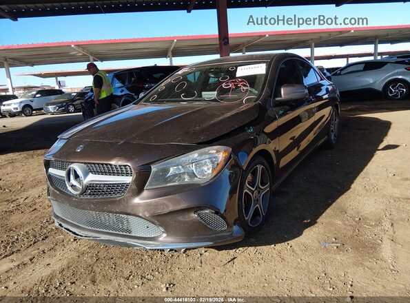 WDDSJ4EB5JN566432 2018 MERCEDES-BENZ CLA 250 Maroon Передня ліва чверть