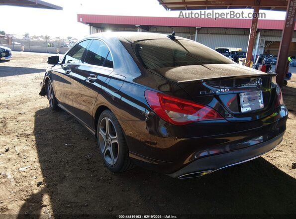 WDDSJ4EB5JN566432 2018 MERCEDES-BENZ CLA 250 Maroon Задня ліва чверть
