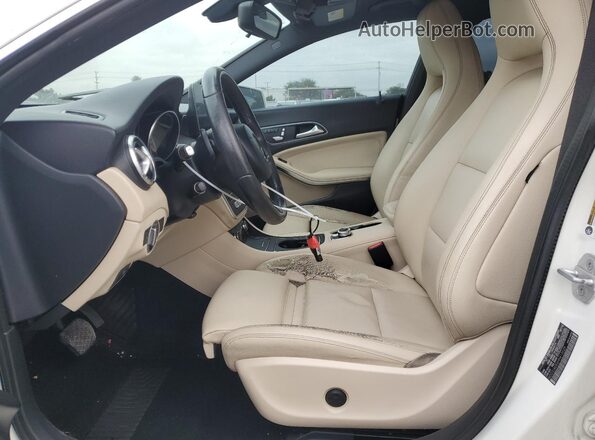WDDSJ4EB6HN412029 2017 MERCEDES-BENZ CLA-CLASS White Front interior view