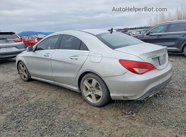 WDDSJ4EB7JN545985 2018 MERCEDES-BENZ CLA-CLASS Silver უკანა მარცხენა