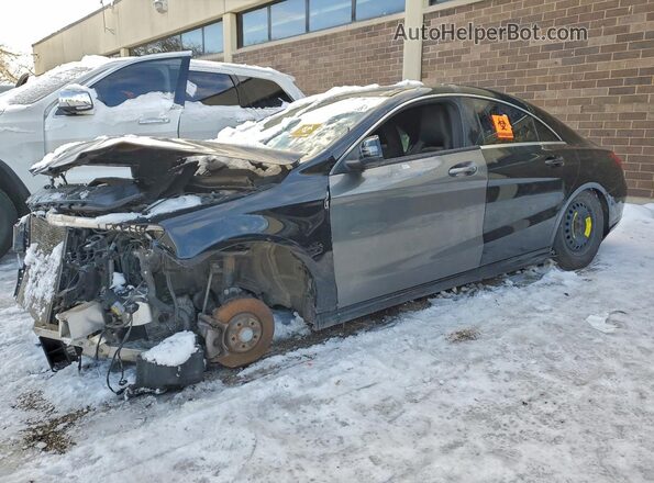 WDDSJ4EB7JN643737 2018 MERCEDES-BENZ CLA-CLASS Черный Передняя левая четверть