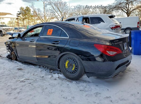 WDDSJ4EB7JN643737 2018 MERCEDES-BENZ CLA-CLASS Black Trasero izquierdo
