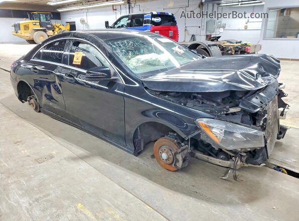 WDDSJ4EB7JN643737 2018 MERCEDES-BENZ CLA-CLASS Black Delantero derecho