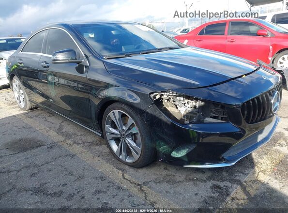 WDDSJ4EB7JN653183 2018 MERCEDES-BENZ CLA 250 Черный Передняя правая четверть