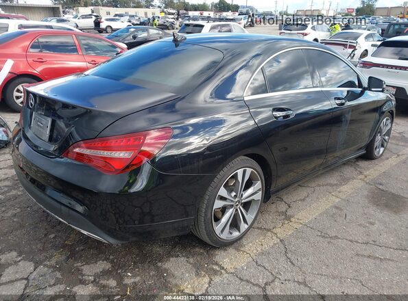 WDDSJ4EB7JN653183 2018 MERCEDES-BENZ CLA 250 Черный Задняя правая четверть