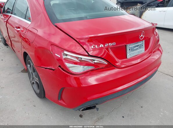 WDDSJ4EB9JN605362 2018 MERCEDES-BENZ CLA 250 Красный Вид спереди