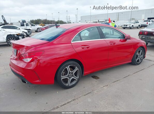 WDDSJ4EB9JN605362 2018 MERCEDES-BENZ CLA 250 Красный Задняя правая четверть