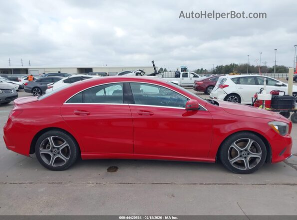 WDDSJ4EB9JN605362 2018 MERCEDES-BENZ CLA 250 Красный Вид задней части салона