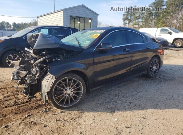 WDDSJ4EBXGN339150 2016 MERCEDES-BENZ CLA-CLASS Черный Передняя левая четверть